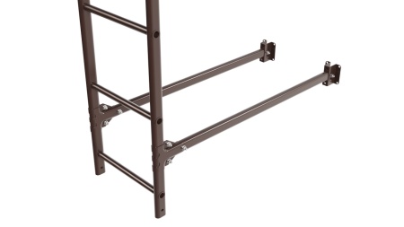 Фасадная лестница Borge, верхняя секция, L=1800 мм RAL 8017