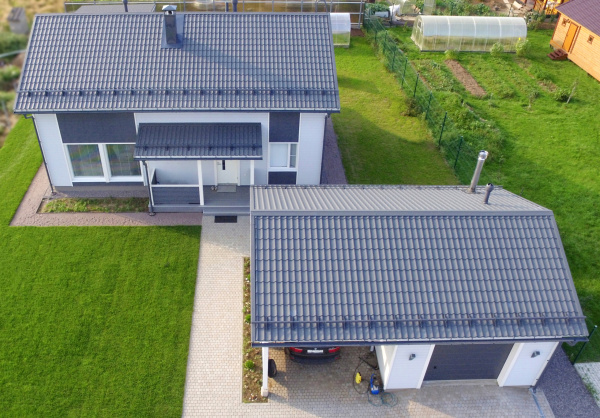 Снегозадержатель универсальный Roofsystems Promo Smart 4 опоры, 2 трубы, овал 37х18, L=3000 мм, RAL 7024