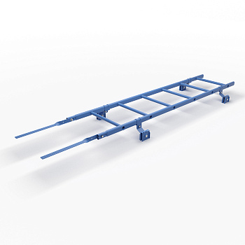 Лестница кровельная для фальцевой кровли Roofsystems Prestige 600 фальц, L=1800 мм RAL 5005