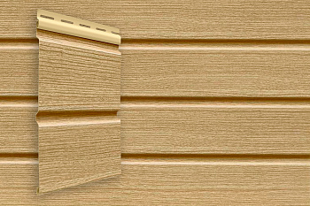 Сайдинг Grand Line, Double-брус, L=3000 мм, серия Design Tundra, цвет: клен