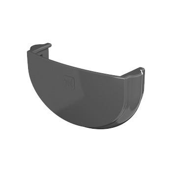 Заглушка желоба, Технониколь оптима Ø 120 мм, цвет: серый