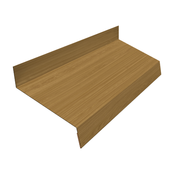 Отлив простой GL, 50 мм 0.45 мм, Print Elite, Honey Wood TwinColor, L= 2000 мм