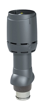 FLOW-вентиляционный выход Vilpe, 125/ ИЗ/ 500 мм серый