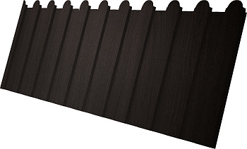 Профилированный лист GL C 8 A, фигурный, 0.45 мм, Print Elite, Coffe Wood TwinColor