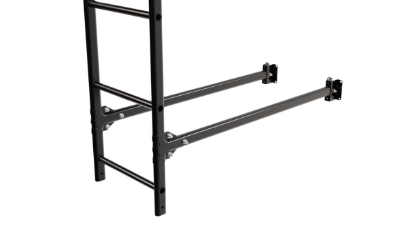 Фасадная лестница Borge, нижняя секция, L=2700 мм RAL 9005