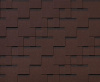 Битумная черепица RoofShield, Премиум, модерн цвет: каштан, 3 м² / уп.