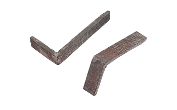 Декоративный кирпич, угловой элемент Mesterra Stratum, 235х110х40 мм под Кирпич, цвет: 001