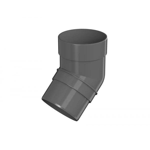Колено трубы 135°, Технониколь, оптима Ø 80 мм, цвет: серый