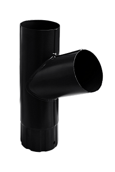 Тройник трубы New, Grand Line Ø 90 мм, PU Matte, RAL 9005