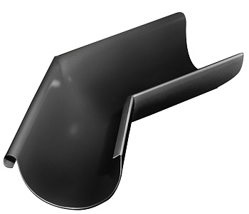 Угол желоба внешний 135°, Grand Line Ø 125 мм, PU Matte, RAL 9005