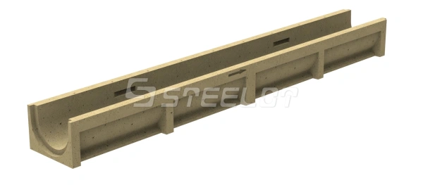 Лоток водоотводный полимербетонный SteeStart DN100 H95