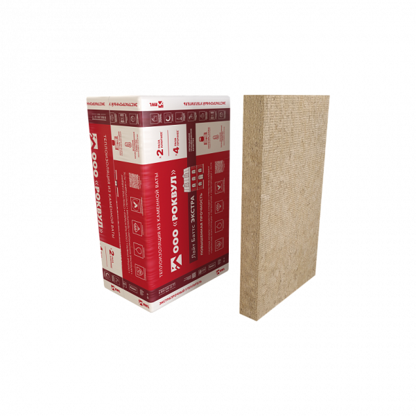 Rockwool Лайт Баттс Экстра, 100х600х1000 мм, 2.4 м², 0.24 м³ уп