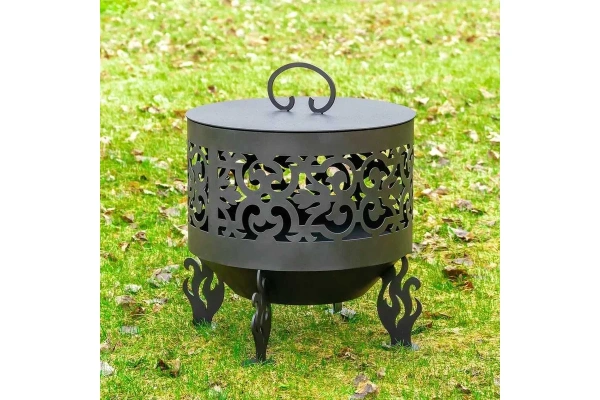 Костровая чаша с коническим дном, Ø600, Н=570 мм, "Ажурная"