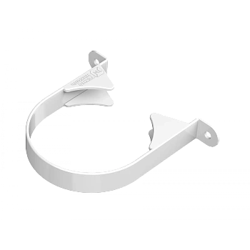 Хомут трубы, Технониколь, оптима Ø80 мм, цвет: белый