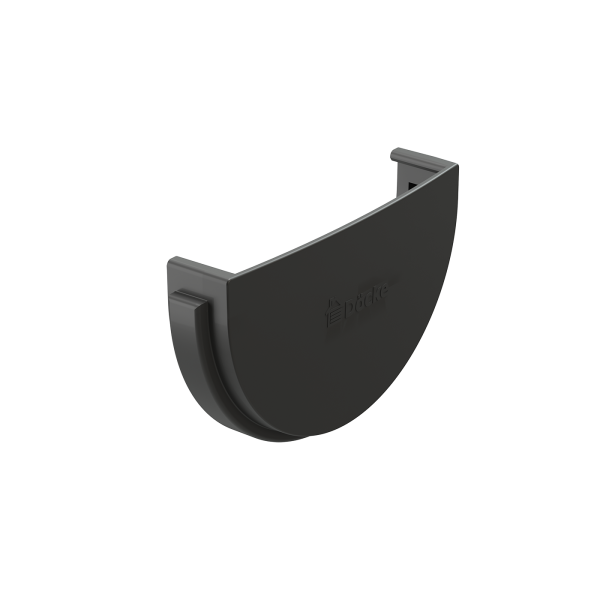 Заглушка желоба универсальная, Docke Standart, Ø120 мм, цвет: серый