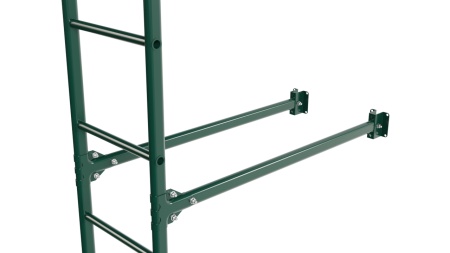 Фасадная лестница Borge, нижняя секция, L=2700 мм RAL 6005