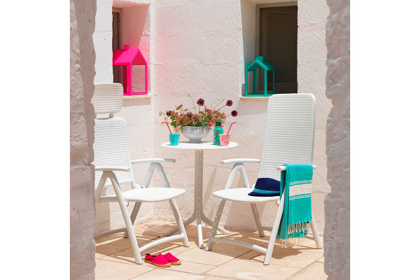 Кресло Darsena складное цвет: белый