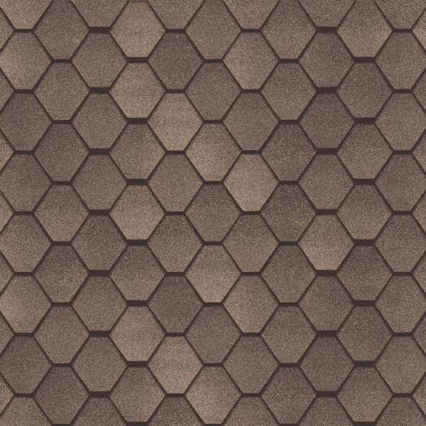 Битумная черепица Shinglas, Вестерн цвет: Прерия, 1.5 м² / уп.