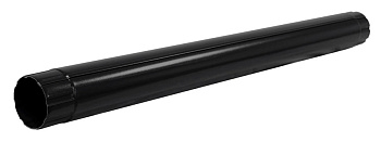 Труба круглая соединительная 1м Grand Line Ø 100 мм PE Matt, RAL 9005