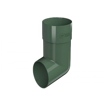 Слив трубы, Технониколь пвх, стандарт Ø82 мм, цвет: зеленый