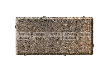 Тротуарная плитка Braer Прямоугольник 40 мм 200х100 мм, цвет: желтый