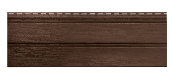 Сайдинг Альта Профиль, Альта брус, Премиум, 3000х293 мм., цвет: темный орех