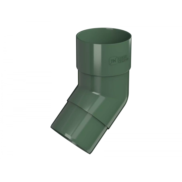 Колено трубы 108°, Технониколь пвх, стандарт Ø 82 мм, цвет: зеленый
