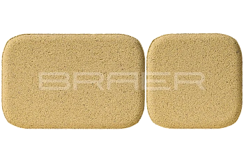 Тротуарная плитка Braer Классико Дуо 40 мм 115х115, 172х115 мм, цвет: песочный