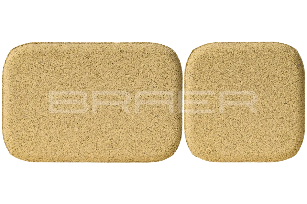 Тротуарная плитка Braer Классико Дуо 40 мм 115х115, 172х115 мм, цвет: песочный