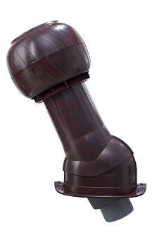 Комплект вентиляции Gervent Statik для профлиста-20 150/ИЗ/160 мм коричневый