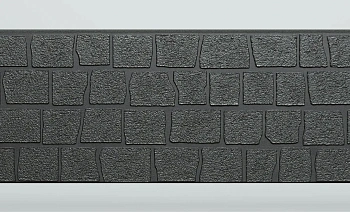 Панель FCS Simple под Камень, 15 мм, 360х1480 мм цвет: AA2117 черный