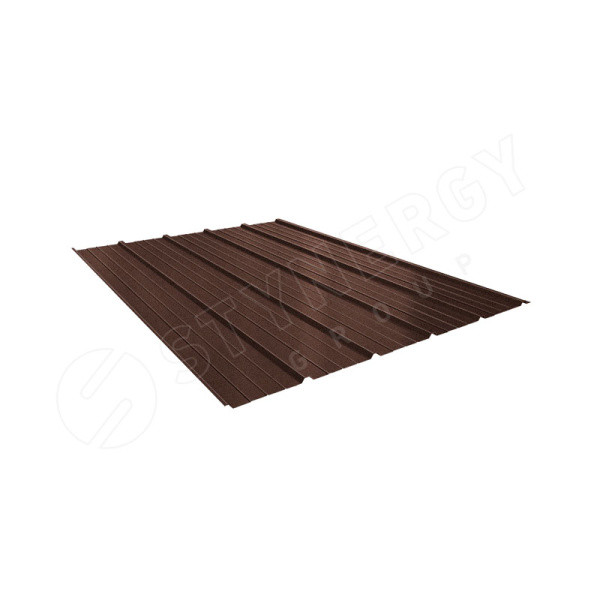 Профилированный лист, Stynergy ST15, 0.5 мм, Rooftop Бархат, RAL 8017 Профилированный лист, Stynergy ST15, 0.5 мм, Rooftop Бархат, RAL 8017