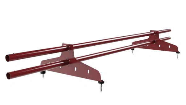 Снегозадержатель универсальный NewLine L=1500 мм, 2 опоры, 2 трубы круг Ø25 мм RAL 3011