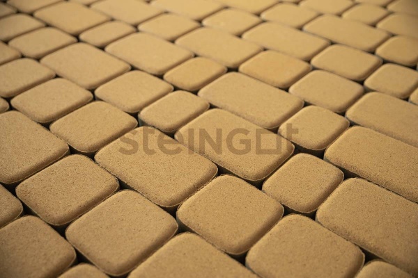 Тротуарная плитка Steingot Классика 60 мм 115/172 х 115/86 мм, цвет: желтый