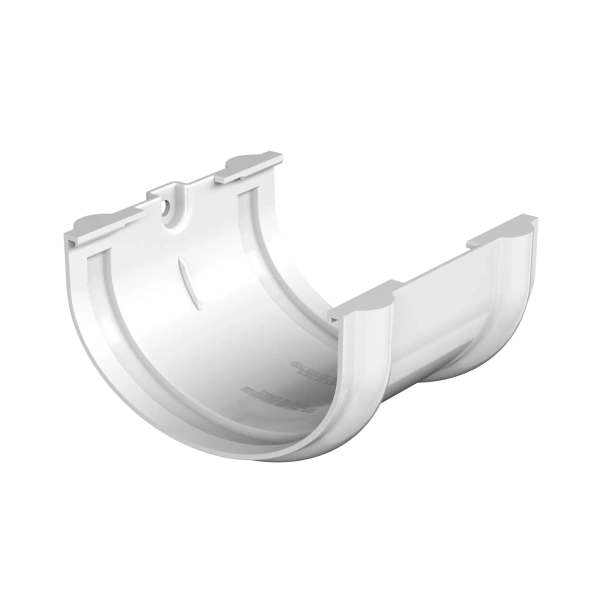 Соединитель желоба, Технониколь, оптима Ø 120 мм, цвет: белый