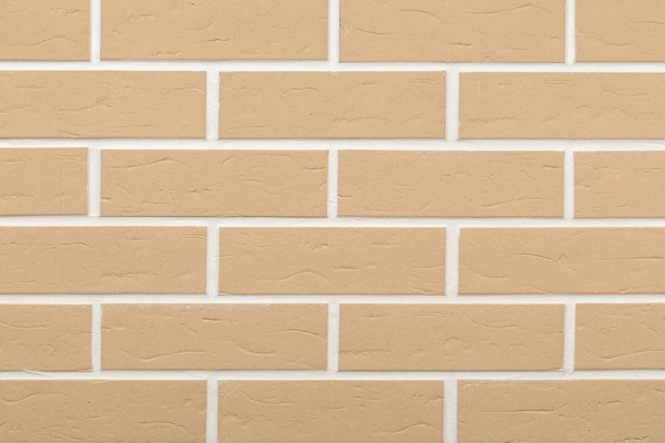 Термопанель рядовая Европа с плиткой ABC, 1000х650 мм, 100 мм ППС, рельефный, цвет: Objekta Beige genarbt