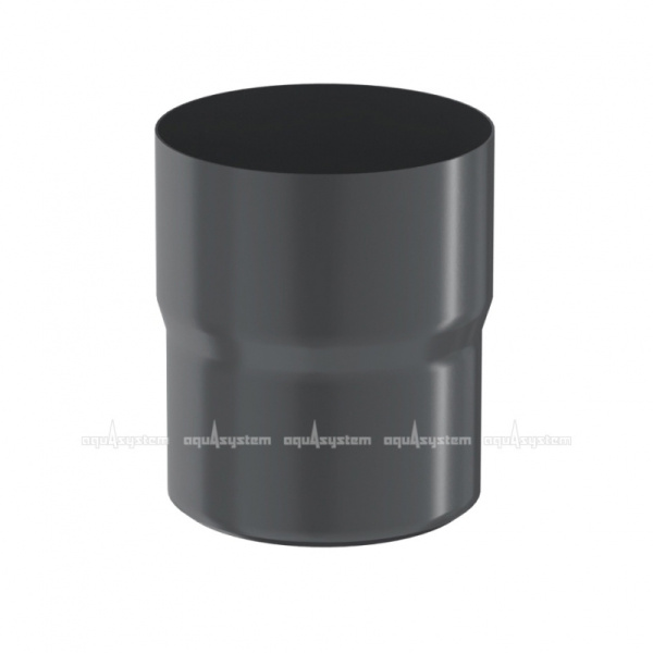 Соединитель трубы Aquasystem Премиум Ø 100 мм, PU Matt, RAL 7024