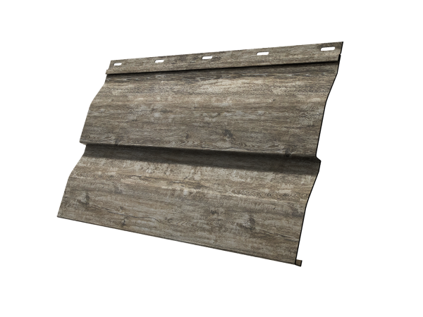 Металический сайдинг Grand Line, корабельная доска 0.45 мм, Print Elite, Nordic Wood TwinColor