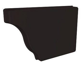 Заглушка правая Vortex Lite Matt, Ø 130 мм, RAL 9005