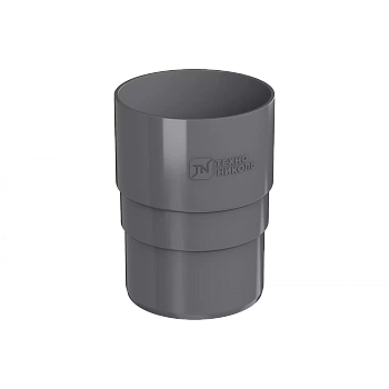 Муфта трубы, Технониколь пвх, стандарт Ø 82 мм, цвет: серый