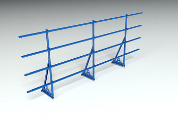Ограждение кровельное, универсальное Roofsystems Prestige Next, H=1200 мм RAL 5005, L=3000 мм