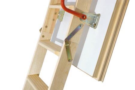 Деревянная чердачная лестница Fakro LTK, 70x130х280 см