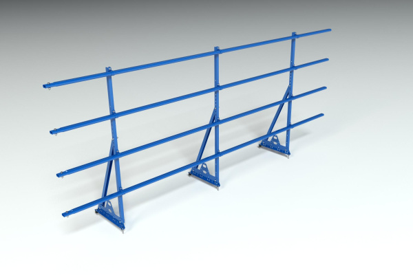 Ограждение кровельное, универсальное Roofsystems Prestige Next, H=1200 мм RAL 5005, L=3000 мм