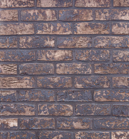 Кирпич ручной формовки Faber Jar Петровский штандарт полнотелый, цвет: коричнево-черный, под старину, М125, 215x102x65 мм