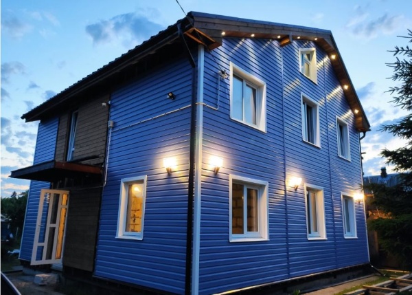 Сайдинг Альта Профиль, Kanada+ премиум, 3660х264 мм., цвет: синий