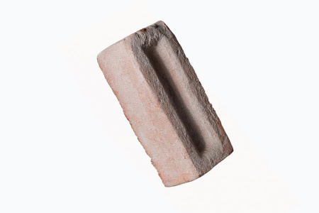 Кирпич ручной формовки Faber Jar Петровский штандарт полнотелый, цвет: бело-красный, под старину, М125, 215x102x65 мм