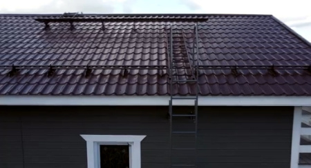 Лестница кровельная, универсальная Roofsystems Elite 400, L=1800 мм RAL 3005