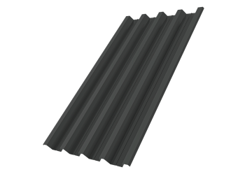 Профилированный лист GL H60 R, 0.5 мм, Satin, RAL 7016