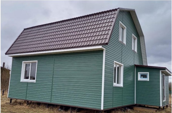 Сайдинг Альта Профиль, Kanada+ премиум, 3660х264 мм., цвет: зеленый