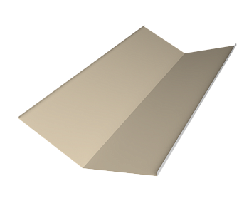 GL Планка ендовы нижней, 300х300 мм 0.5 мм, Satin, RAL 1015, L=3000 мм